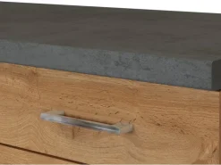 Held Möbel Küchenzeile Sorrento 210/ 270 cm Wotaneiche o. E-Geräte Winkel