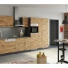 Held Möbel Küchenzeile Sorrento 360 cm Wotaneiche-Grafit