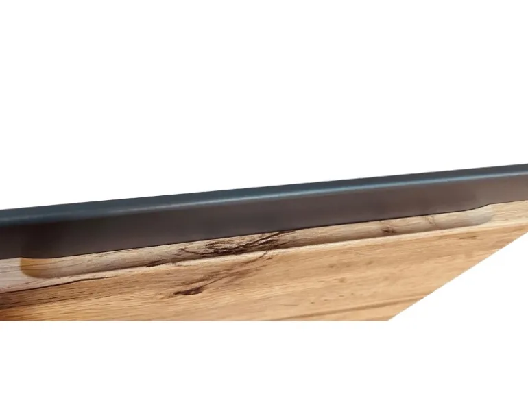 Held Möbel Küchenzeile Turin 330 cm Wotaneiche-Graphit mit E-Geräten