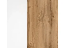 Held Möbel Winkelküche 240 cm - 270 cm Matt Weiß-Wotaneiche ohne E-Geräte