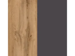 Held Möbel Winkelküche Turin 300 x 240 cm Wotaneiche-Graphit mit E-Geräten