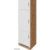 Held Möel Küchen-Kühlschr.umau Sorrento 60x200xT60cm Nische Weiß-WotanEiche