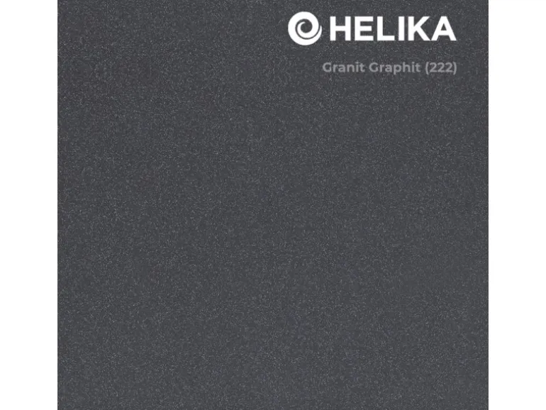 Helika Einbauspüle Granitverbundstoff Nova 46 cm x 51 cm Graphit
