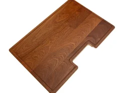 Helika Schneidebrett für Spüle Helika Tesa 47 cm x 32  cm Sapeli Holz
