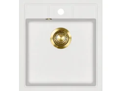 Helika Siebkorbventil Ø 11,4 cm manuelle Betätigung Goldfarben