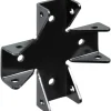 Hettich Regalverbinder zum Aufschrauben X 18 - 19 mm Schwarz