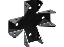 Hettich Regalverbinder zum Aufschrauben X 18 - 19 mm Schwarz