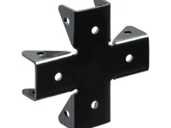 Hettich Regalverbinder zum Aufschrauben X 18 - 19 mm Schwarz