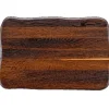holz4home La Madera Schneidebrett Basic aus Eiche Dunkel