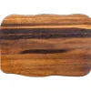 holz4home La Madera Schneidebrett Premium aus Eiche Steakbrett Küchenbrett Dunkel