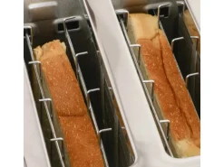 HOMCOM Kocher-Toaster-Set Kunststoff Stahl 24,1L x 19,5B x 23,2H cm Schwarz