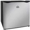 HOMCOM Mini Gefrierschrank  Stahl Kunststoff Silber 47L x 44,2B x 48,8H cm