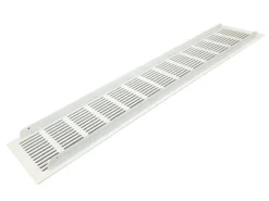 Häusler Lüftungsgitter LG-5010 W Steggitter Weiß PVD 500 x 100mm Zuluft Abluft Türgitter