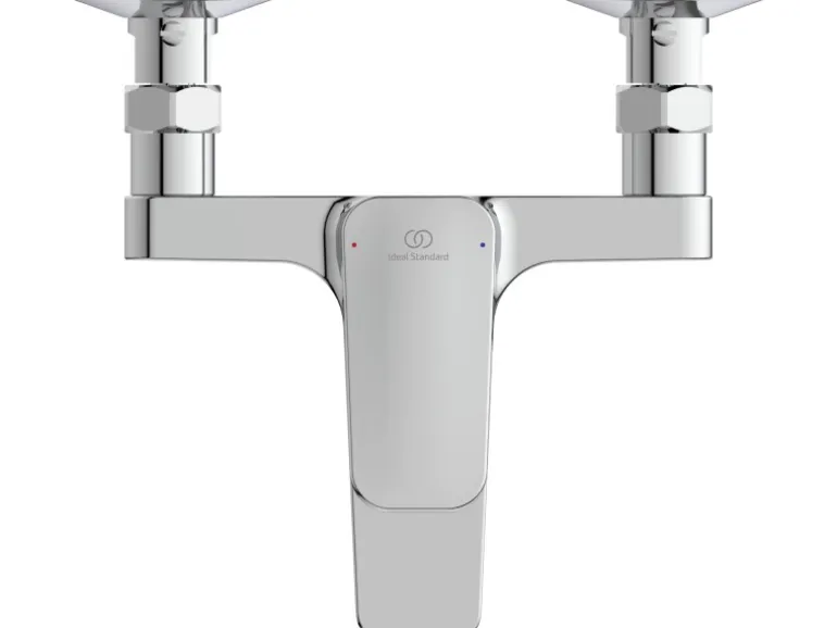 Ideal Standard Badearmatur Ceraplan Chrom Aufputz Schweizer Ausführung