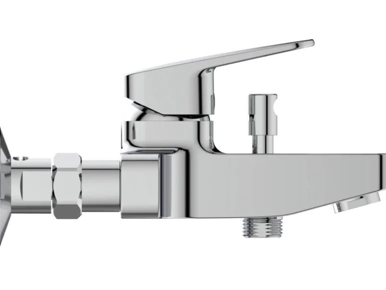 Ideal Standard Badearmatur Ceraplan Chrom Aufputz Schweizer Ausführung
