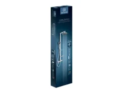 Ideal Standard Duschsystem Einhebel-Armatur mit Regen- und Handbrause Silver