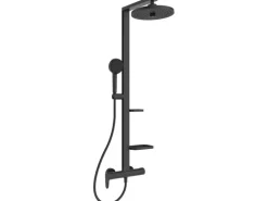 Ideal Standard Duschsystem Einhebel-Armatur mit 2 Brausen Schwarz Matt