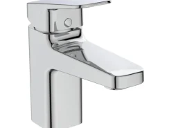 Ideal Standard Waschtischarmatur Ceraplan Chrom mit PushOpen-Ventil H75