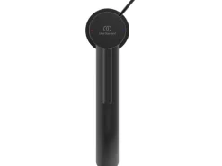 Ideal Standard Waschtischarmatur Ceraline Längerer Sockel + Ablaufgarnitur Black