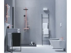 Ideal Standard Waschtischarmatur Push-Open Ausladung 125 mm Rosé