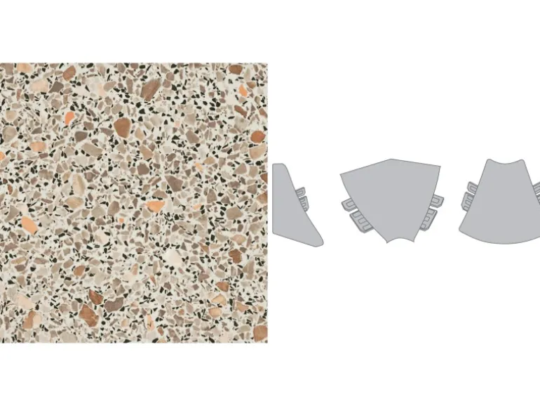 Innenecke Plus Mosaik Carmin (MK 432)