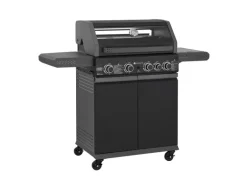 Juskys BBQ Gasgrill Savannah mit 4 Brennern & 1 Seitenbrenner