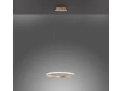 Just Light Pendelleuchte Circle Gold Ø 40 cm