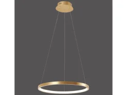 Just Light Pendelleuchte Circle Gold Ø 40 cm