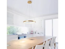 Just Light Pendelleuchte Circle Gold Ø 40 cm