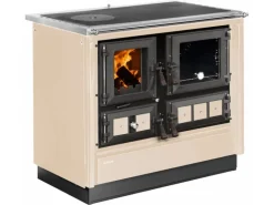 Justus Küchenofen Rustico 90 2.0 Stahl Creme 7 kW