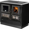 Justus Küchenofen Rustico 90 2.0 Stahl Schwarz 7 kW
