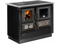 Justus Küchenofen Rustico 90 2.0 Stahl Schwarz 7 kW