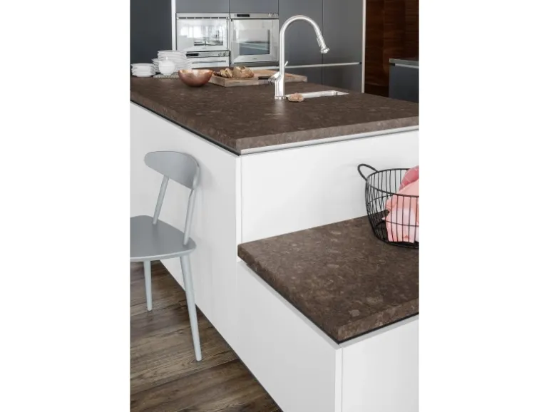 Kaindl Arbeitsplatte Steel Grey Coffee 410 cm x 60 cm x 3,8 cm