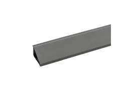 Kaindl Wandanschlussprofil 300 cm x 2,4 cm Achatgrau