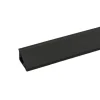Kaindl Wandanschlussprofil 63,5 cm x 2,4 cm Schwarz
