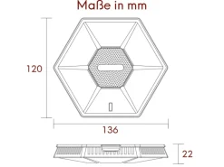kalb Alien QI Unterbau Ladegerät Schwarz Ladedistanz 15-33mm Smart Wireless
