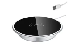 kalb Qi Einbau Schnellladegerät Fast Charge 20W Wireless Induktion Charger Drahtlos Ladestation Für Smartphones und Zubehör