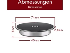 kalb Qi Einbau Schnellladegerät Fast Charge 20W Wireless Induktion Charger Drahtlos Ladestation Für Smartphones und Zubehör