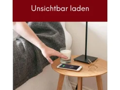 kalb 12VDC QI Unterbau Und Einbau Ladegerät Grau Ladedistanz 3 - 18 mm Wireless