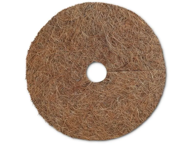 KARAT Mulchscheiben Kokos Pflanzenschutzmatte Winterschutz Kokosfaser 5er-Set Ø 20 cm