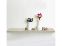 KARAT Wandboard Stockholm Elegantes Wandregal Universal Beige Matt 80 cm Breite