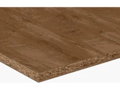 Küchenrückwand  64 x 1,5 cm Zweiseitig Weiß/Eiche max. Länge 4,1 m Meterware