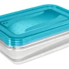 Keeeper Frischhaltedose Fredo Fresh Transparent-Blau 3 x 2,4 l