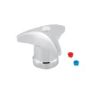 Kirchhoff Metall-Trecorngriff für 10 mm (3/8")-Oberteil Markierung Blau/Rot/Weiß