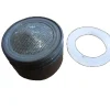 Kirchhoff Mischdüse mit Gehäuse M28 x 33,3 mm (1"AG) Schwarz Matt