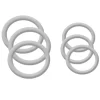 Kirchhoff O-Ring Silikon für Armaturenanschluss mit AG M8/M10 Weiß 2 x 3 Stück