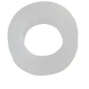 Kirchhoff Quetschdichtung Silikon für 13 mm (1/2") x 8 mm Transparent 4 Stück