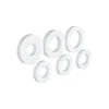 Kirchhoff Quetschdichtungs-Set Silikon für 10 mm (3/8") und 13 mm (1/2") 6 Stück
