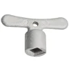 Kirchhoff Steckschlüssel Vierkant für Steckschlüssel-Oberteil 6 mm Chrom
