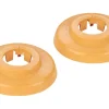 Klapprosette Ø 22 mm Dunkel 2 Stück